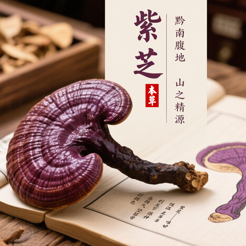 仿野生紫灵芝